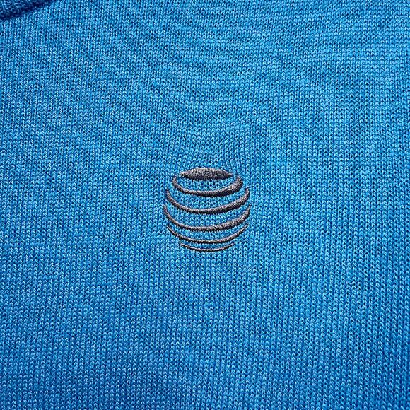 AT&T Internet Employee Crewneck Sweater Blue Lightweight Soft Mens 3XL XXL - Picture 3 of 7